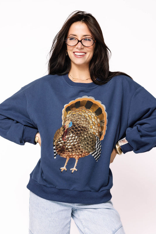 Navy Big Turkey Sweatshirt