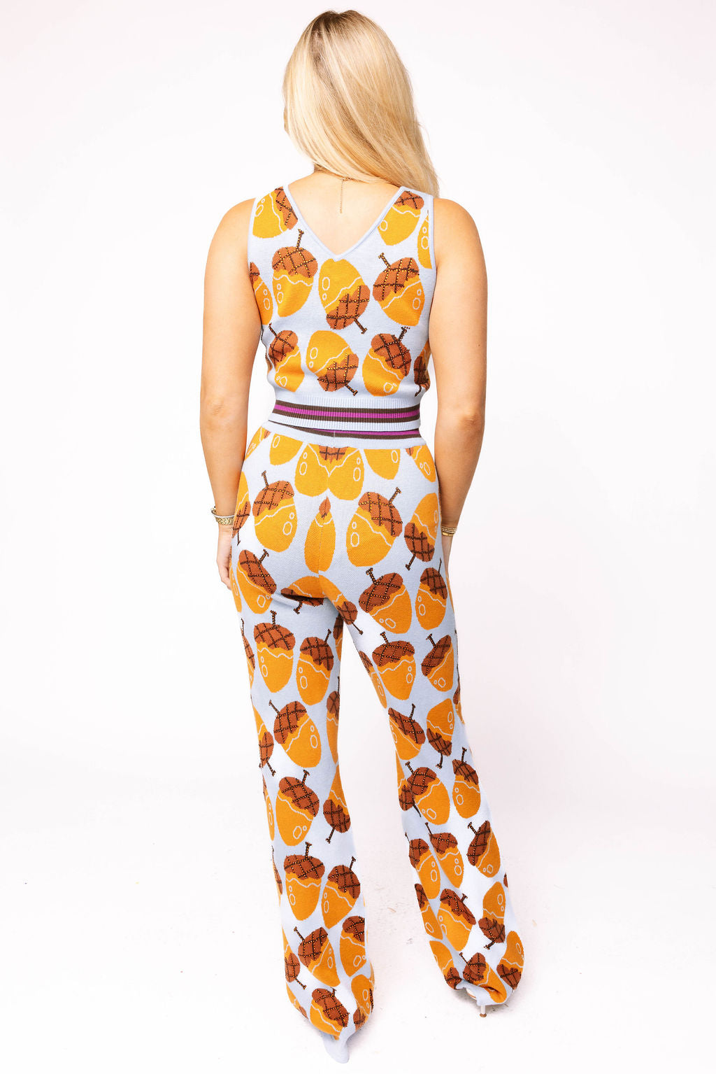 Sample Pale Blue Acorn Knit Pant