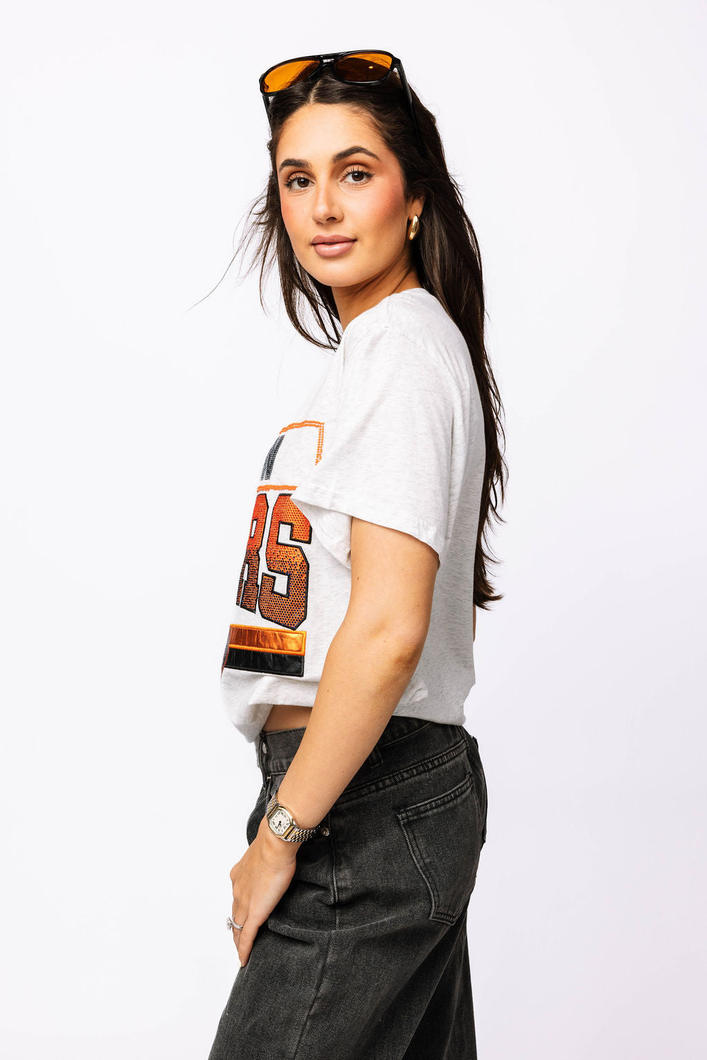 Licensed-Grey Vintage 'Auburn Tigers' Tee