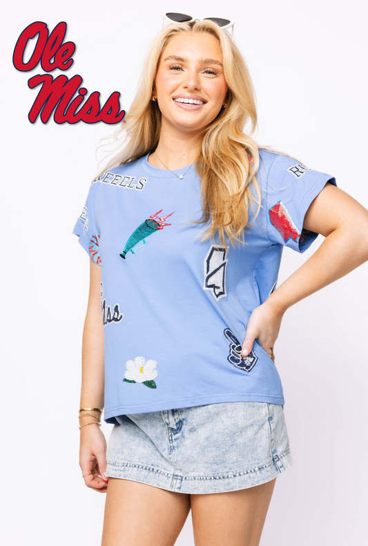 Licensed Ole Miss Mini Icon Tee