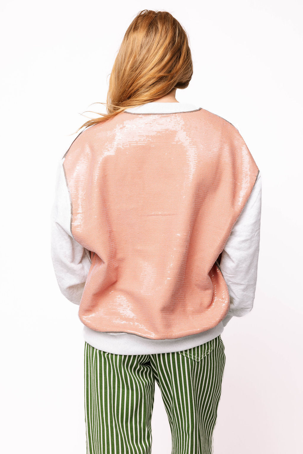 Grey Fishing Lure Vest Sweatshirt