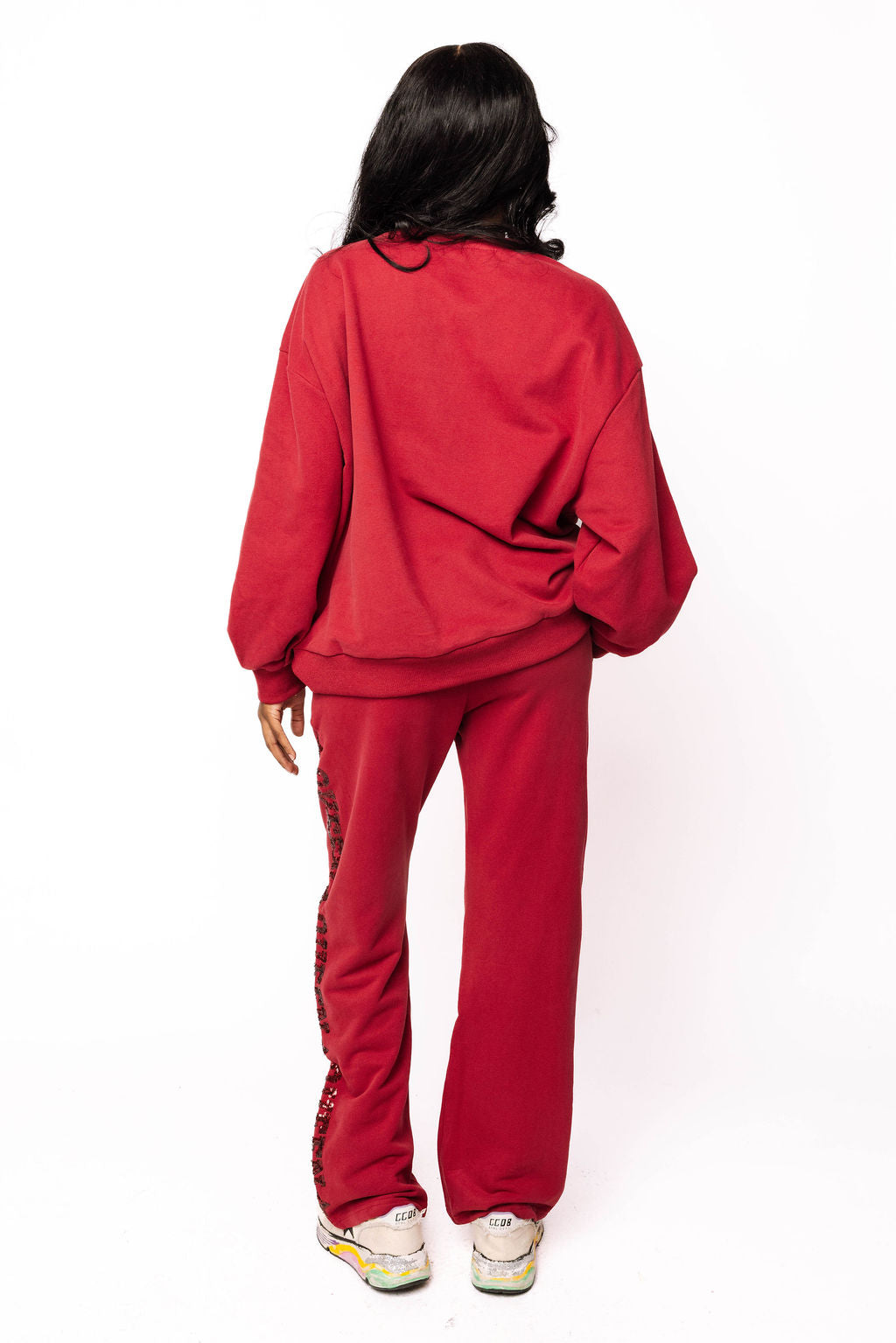 Maroon QOS Logo Sweatpant