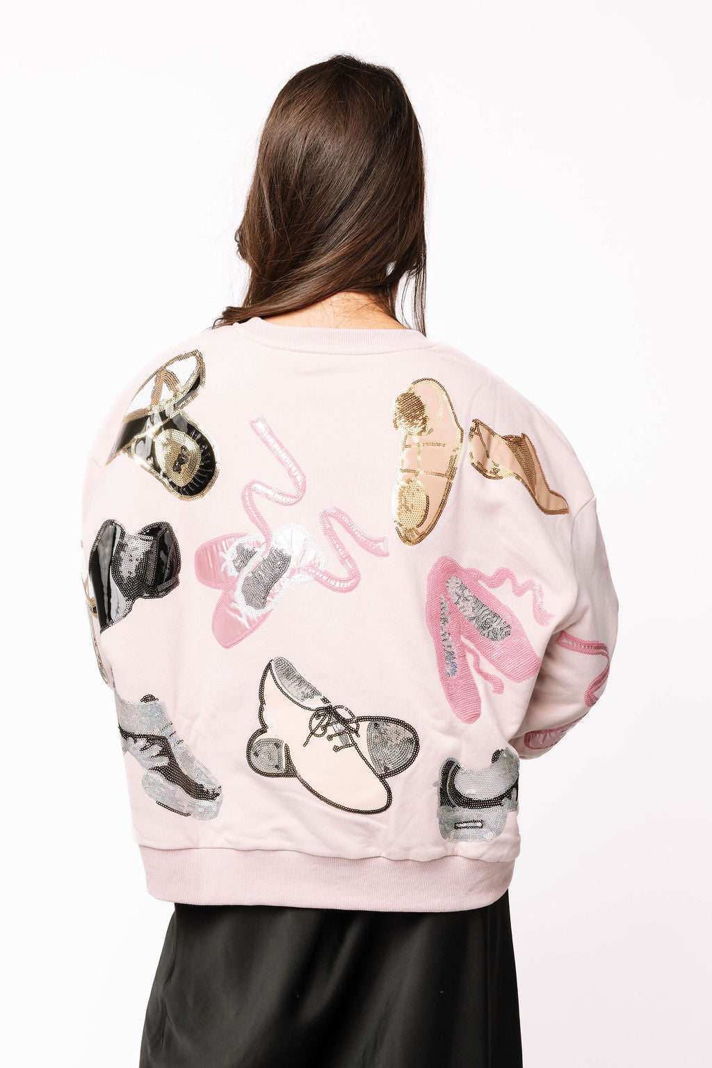 Light Pink Dance Shoes Sweatshirt