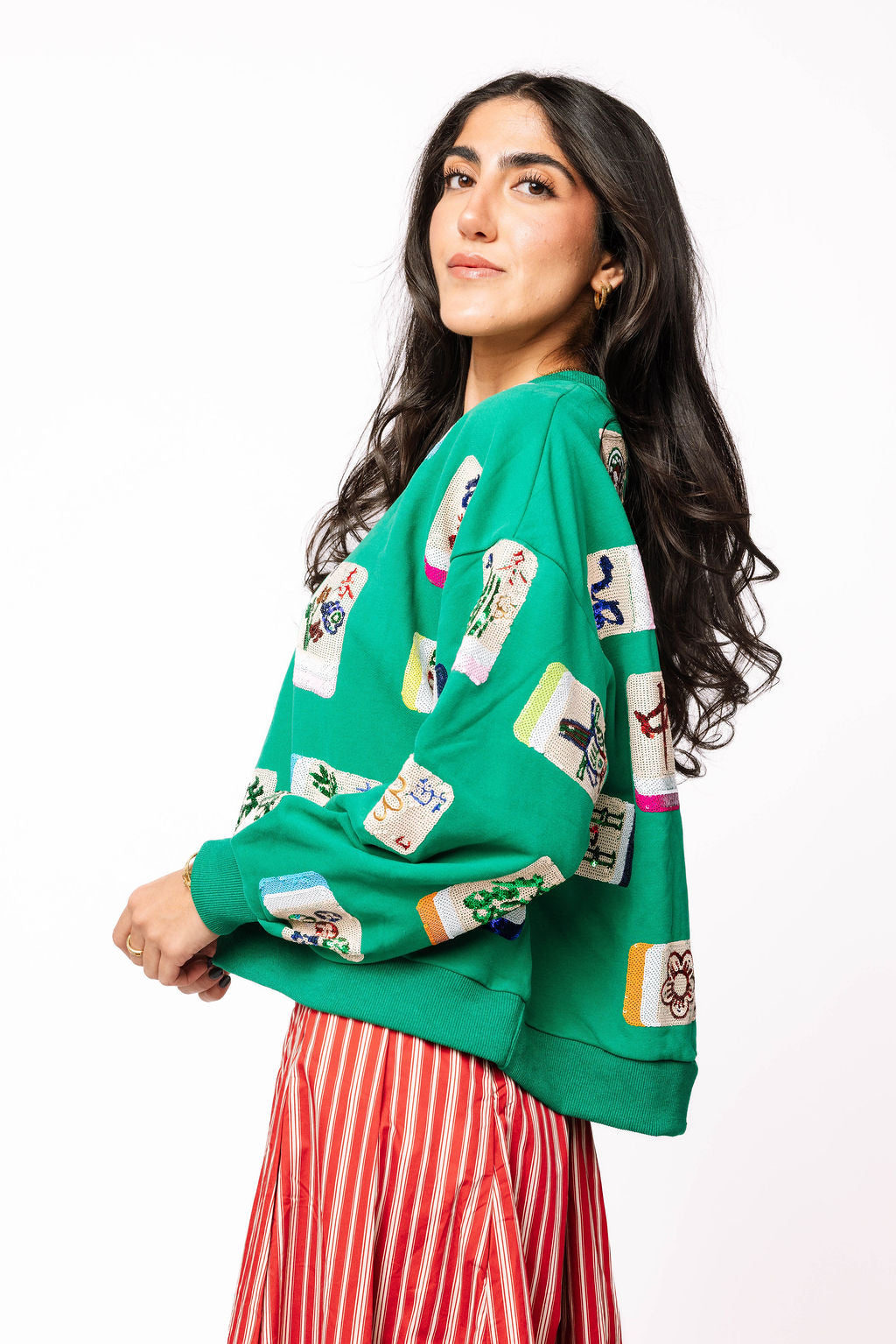 Green Mahjong Sweatshirt