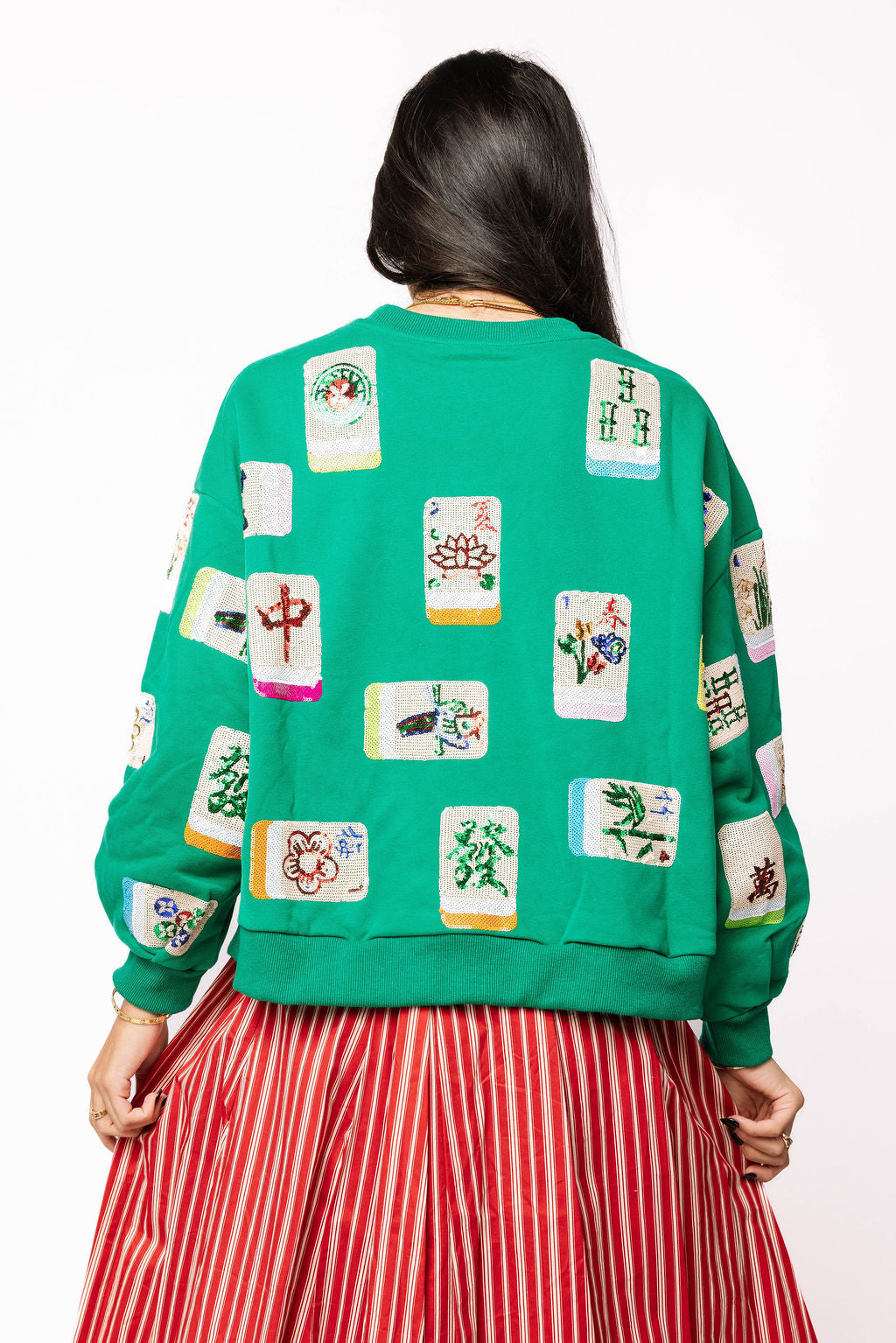 Green Mahjong Sweatshirt