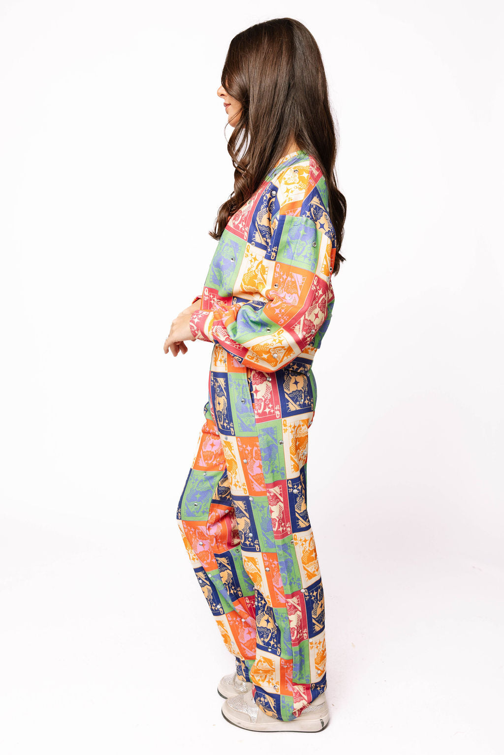 Fall Colorblock Queen Logo Sweatpant